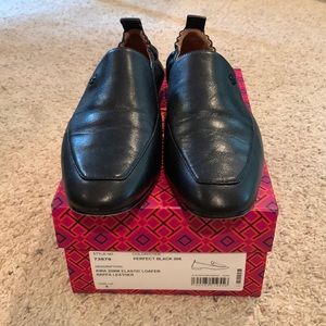 Tory Burch Black Loafers